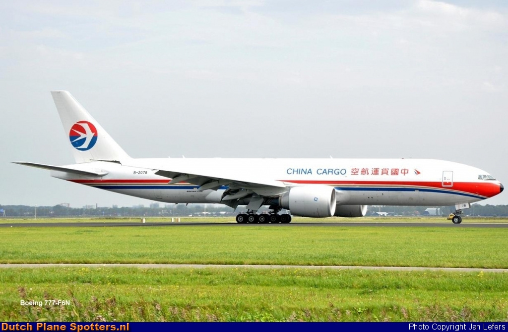 B-2078 Boeing 777-F China Cargo Airlines by Jan Lefers