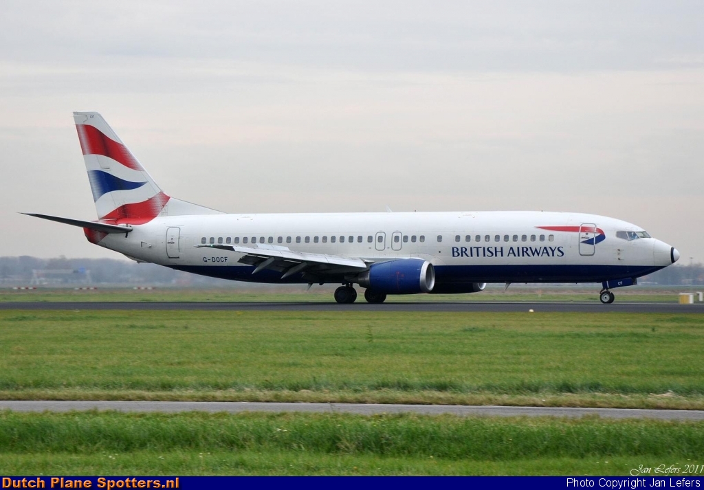 G-DOCF Boeing 737-400 British Airways by Jan Lefers