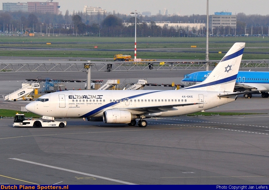 4X-EKE Boeing 737-700 El Al Israel Airlines by Jan Lefers