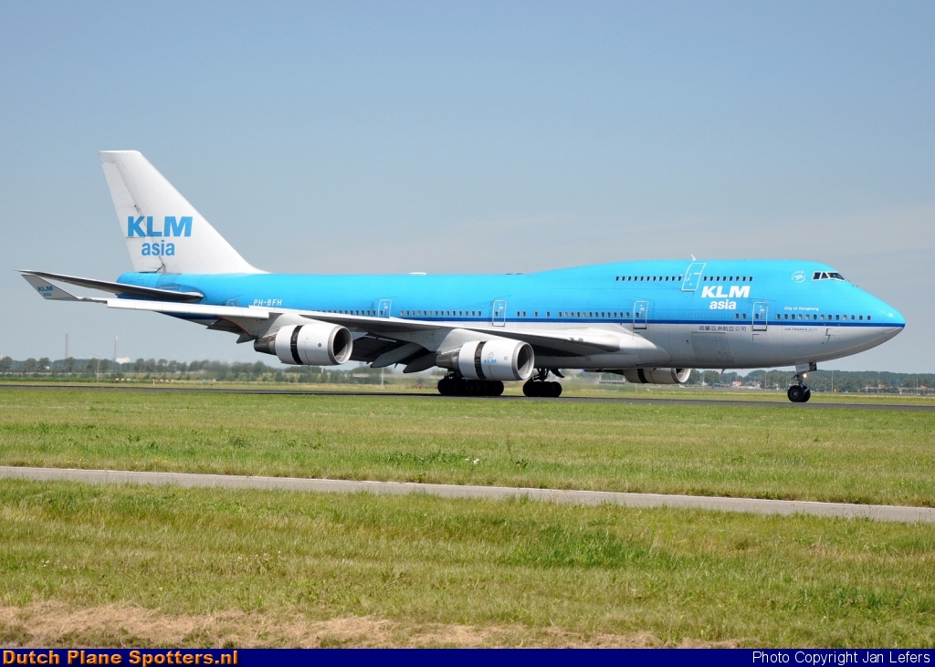PH-BFH Boeing 747-400 KLM Asia by Jan Lefers