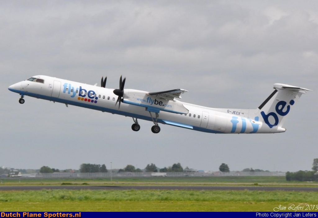 G-JECX Bombardier Dash 8-Q400 Flybe by Jan Lefers