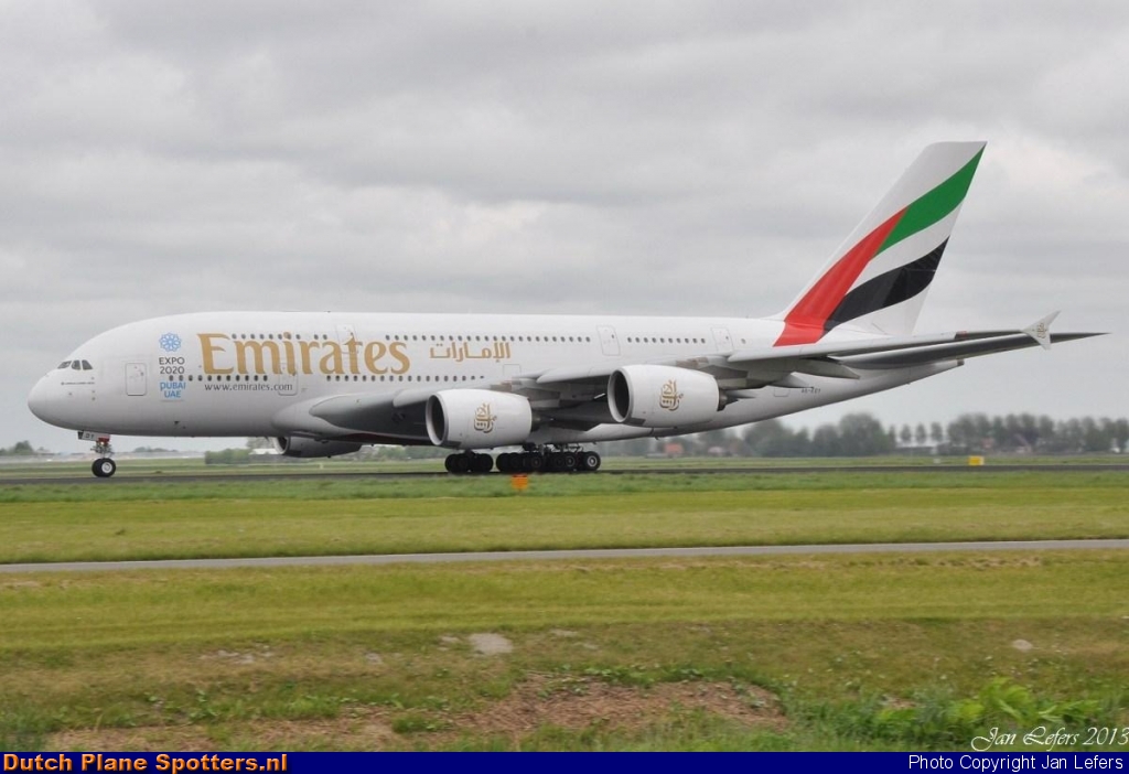 A6-EDY Airbus A380-800 Emirates by Jan Lefers