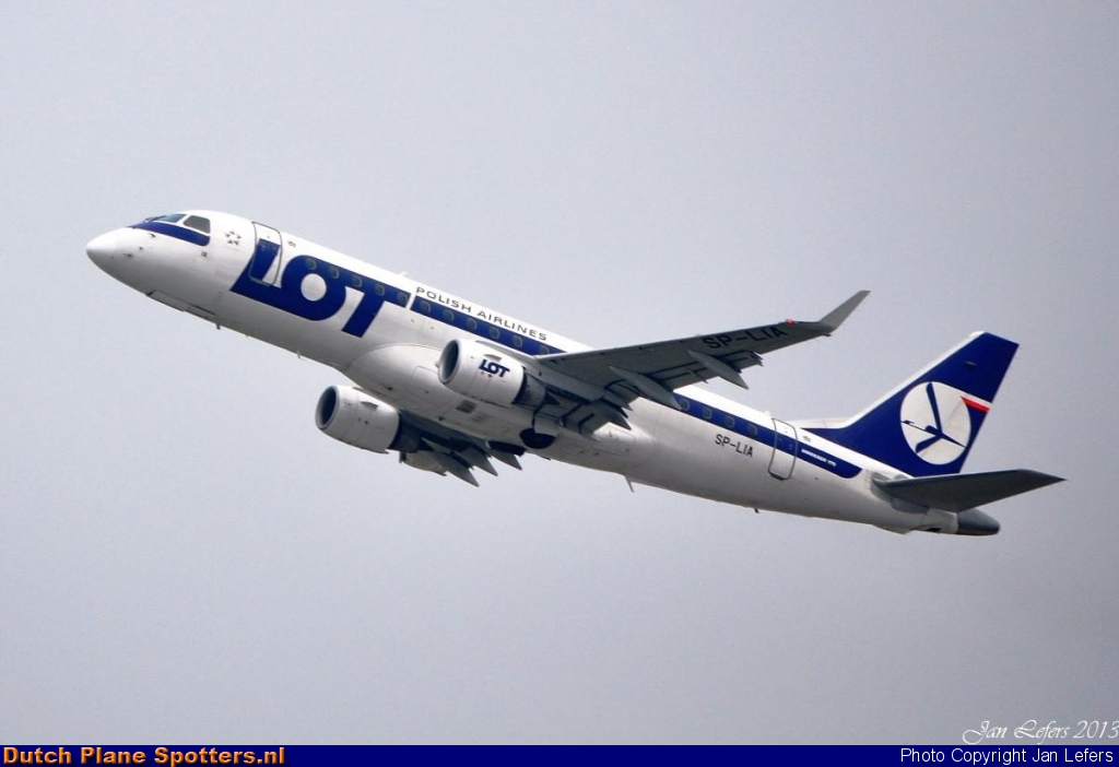SP-LIA Embraer 175 LOT Polish Airlines by Jan Lefers