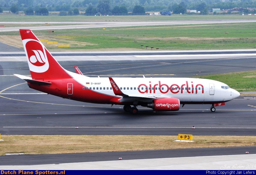 D-AHXF Boeing 737-700 TUIFly (Air Berlin) by Jan Lefers