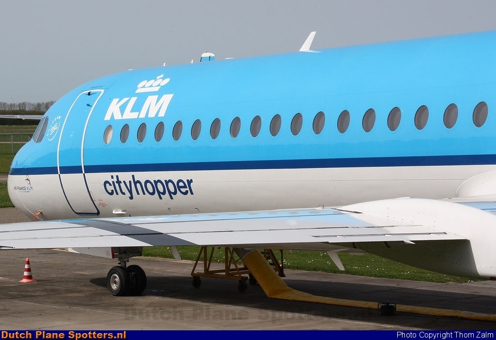 PH-OFA Fokker 100 KLM Cityhopper by Thom Zalm
