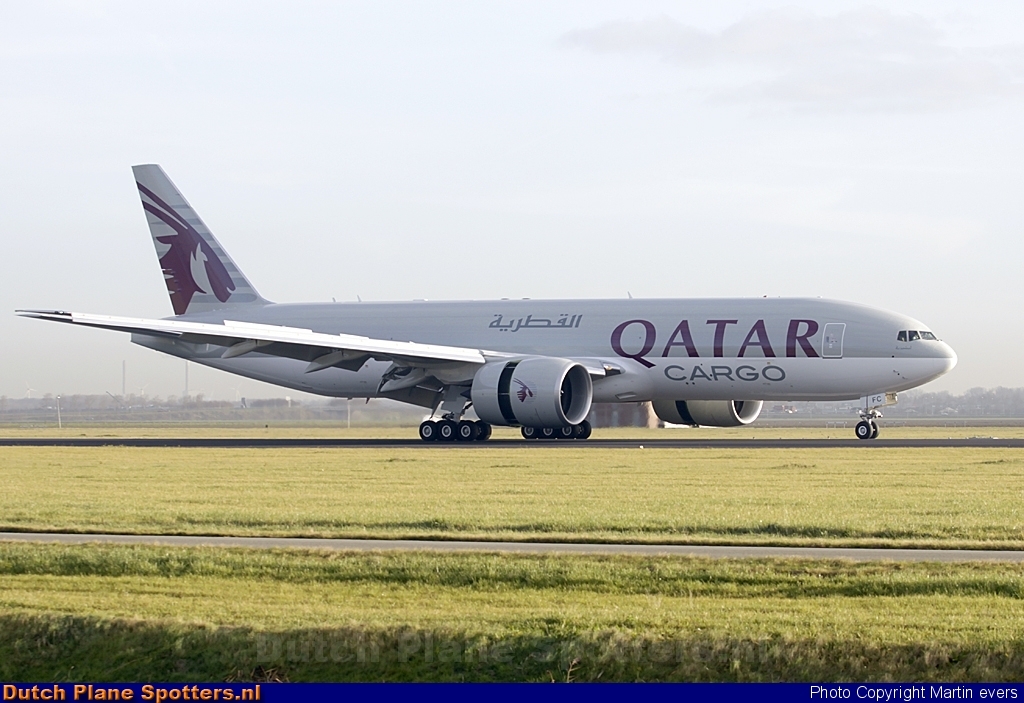 A7-BFC Boeing 777-F Qatar Airways Cargo by Martin evers
