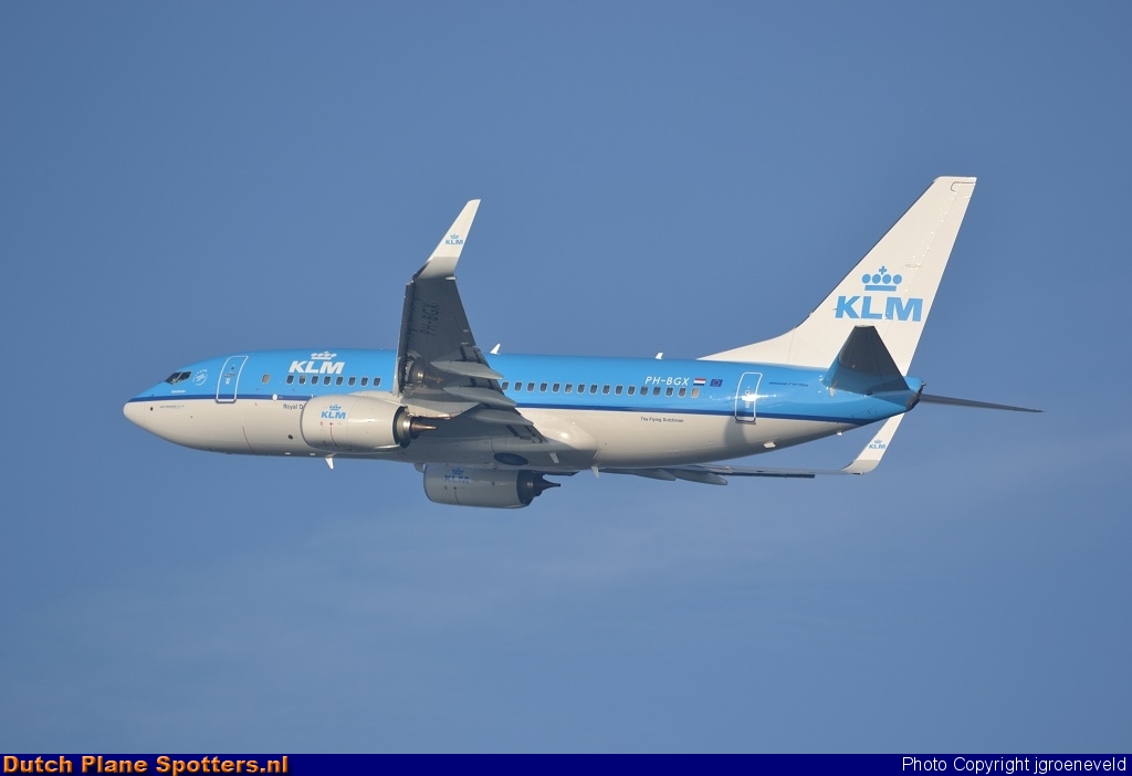 PH-BGX Boeing 737-700 KLM Royal Dutch Airlines by jgroeneveld