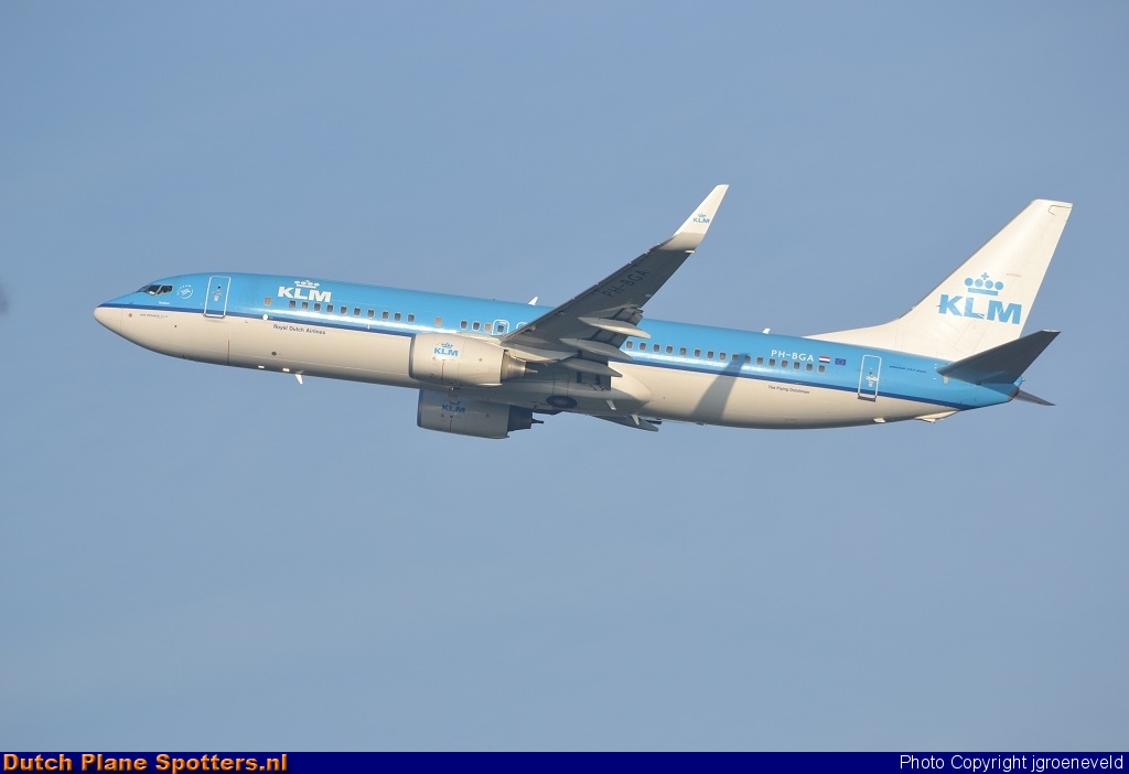 PH-BGA Boeing 737-800 KLM Royal Dutch Airlines by jgroeneveld