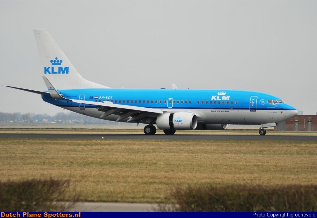 PH-BGE Boeing 737-700 KLM Royal Dutch Airlines by jgroeneveld