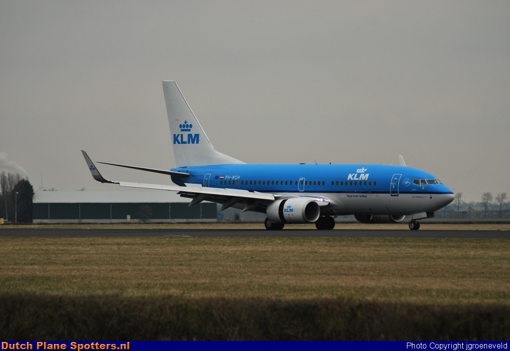 PH-BGH Boeing 737-700 KLM Royal Dutch Airlines by jgroeneveld