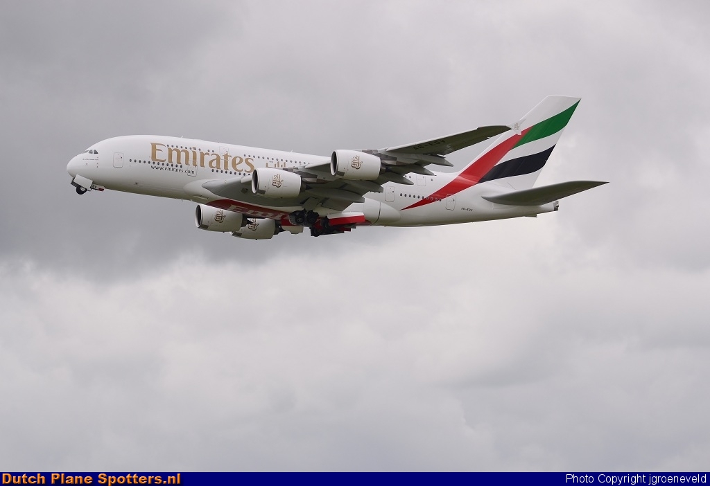 A6-EDV Airbus A380-800 Emirates by jgroeneveld