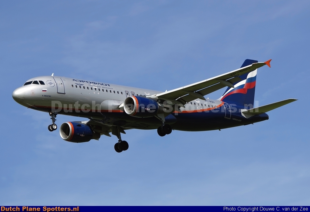 VP-BQU Airbus A320 Aeroflot - Russian Airlines by Douwe C. van der Zee