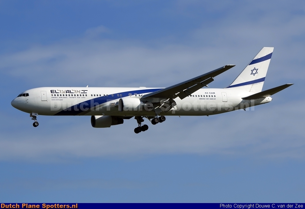 4X-EAM Boeing 767-300 El Al Israel Airlines by Douwe C. van der Zee