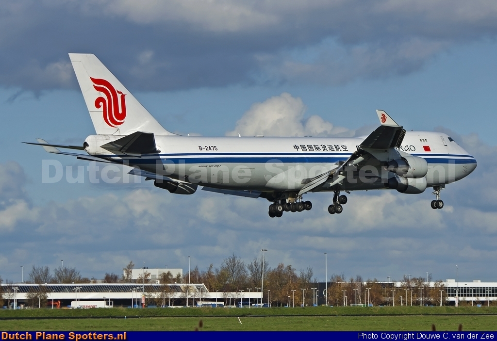B-2475 Boeing 747-400 Air China Cargo by Douwe C. van der Zee