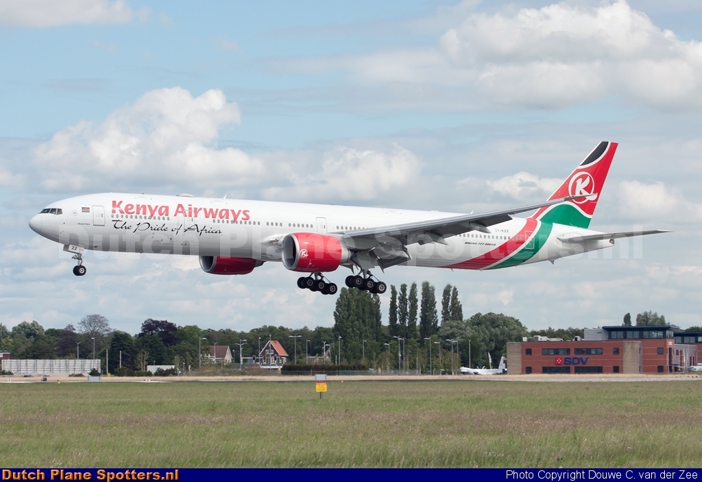 5Y-KZZ Boeing 777-300 Kenya Airways by Douwe C. van der Zee