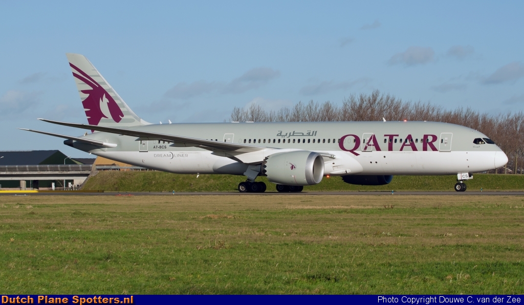 A7-BCS Boeing 787-8 Dreamliner Qatar Airways by Douwe C. van der Zee