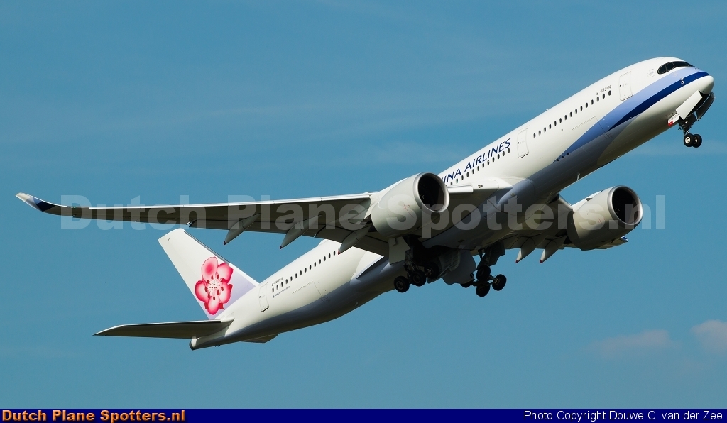 B-18906 Airbus A350-900 China Airlines by Douwe C. van der Zee