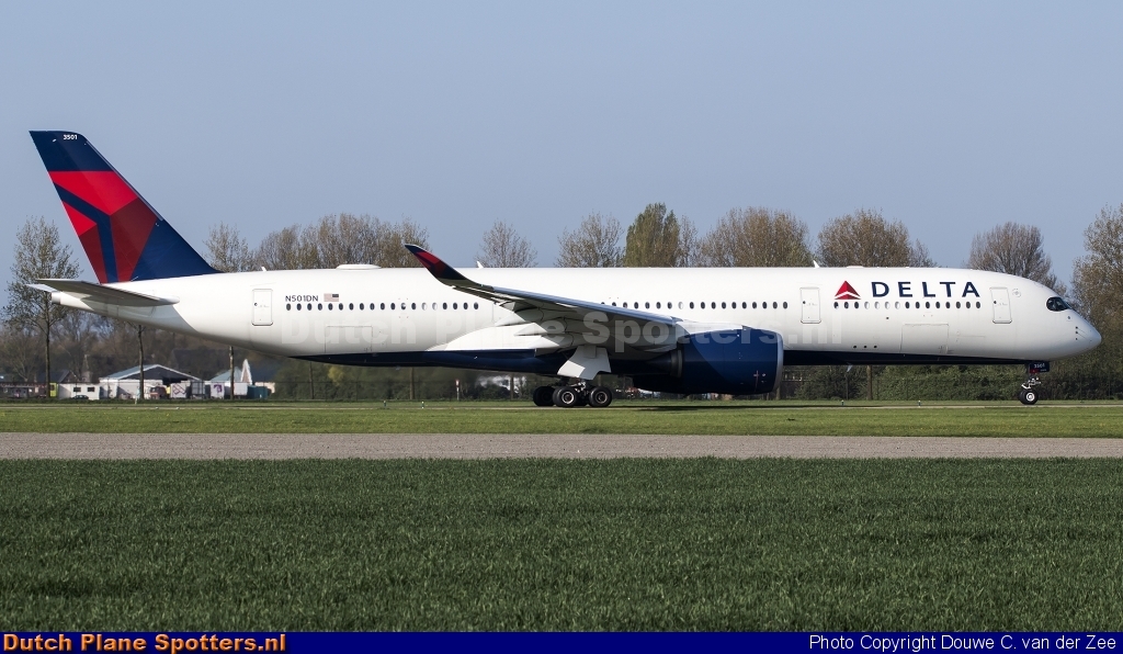 N501DN Airbus A350-900 Delta Airlines by Douwe C. van der Zee