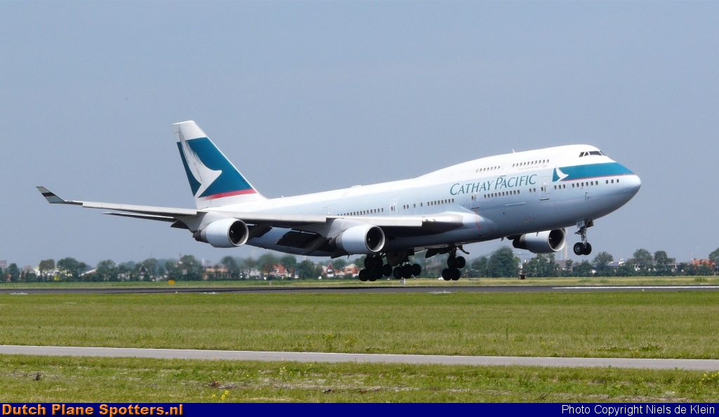 B-HKF Boeing 747-400 Cathay Pacific by Niels de Klein
