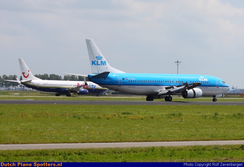 PH-BTA Boeing 737-400 KLM Royal Dutch Airlines by Rolf Zevenbergen