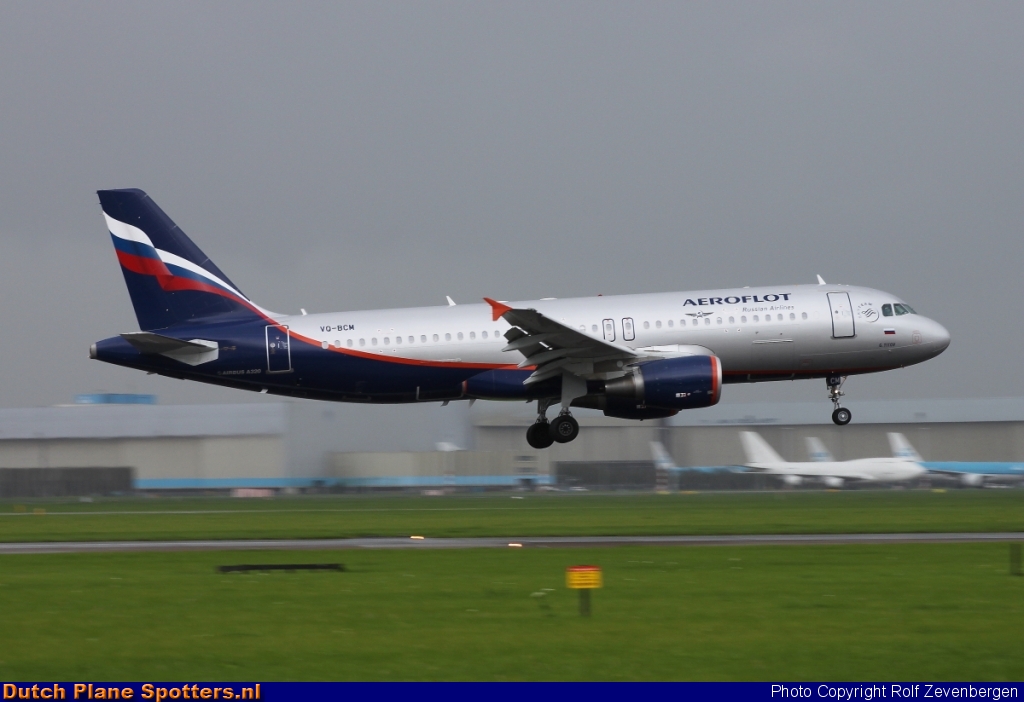 VQ-BCM Airbus A320 Aeroflot - Russian Airlines by Rolf Zevenbergen