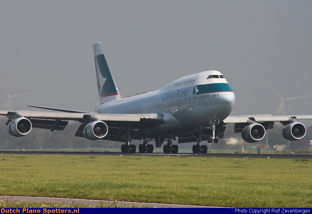 B-HOR Boeing 747-400 Cathay Pacific by Rolf Zevenbergen