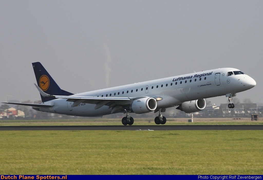D-EABI Embraer 190 CityLine (Lufthansa Regional) by Rolf Zevenbergen