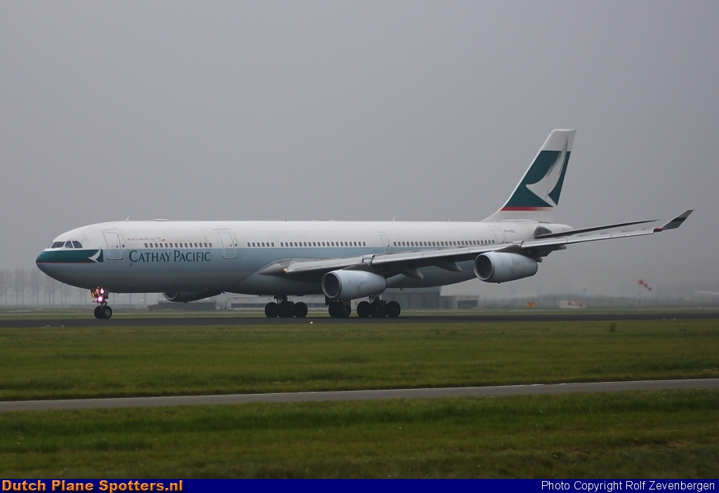 B-HXC Airbus A340-300 Cathay Pacific by Rolf Zevenbergen
