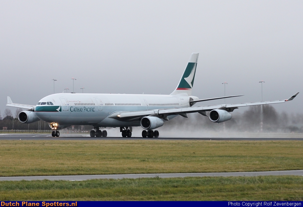 B-HXK Airbus A340-300 Cathay Pacific by Rolf Zevenbergen