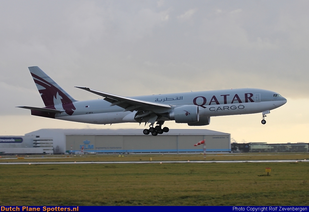 A7-BFA Boeing 777-F Qatar Airways Cargo by Rolf Zevenbergen