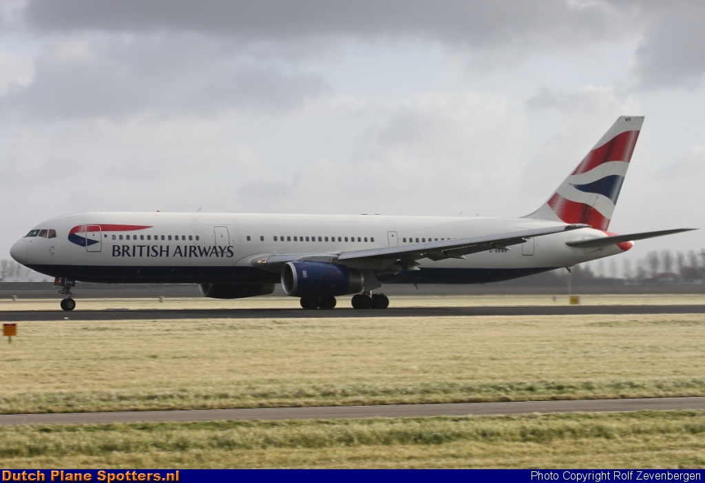 G-BNWR Boeing 767-300 British Airways by Rolf Zevenbergen