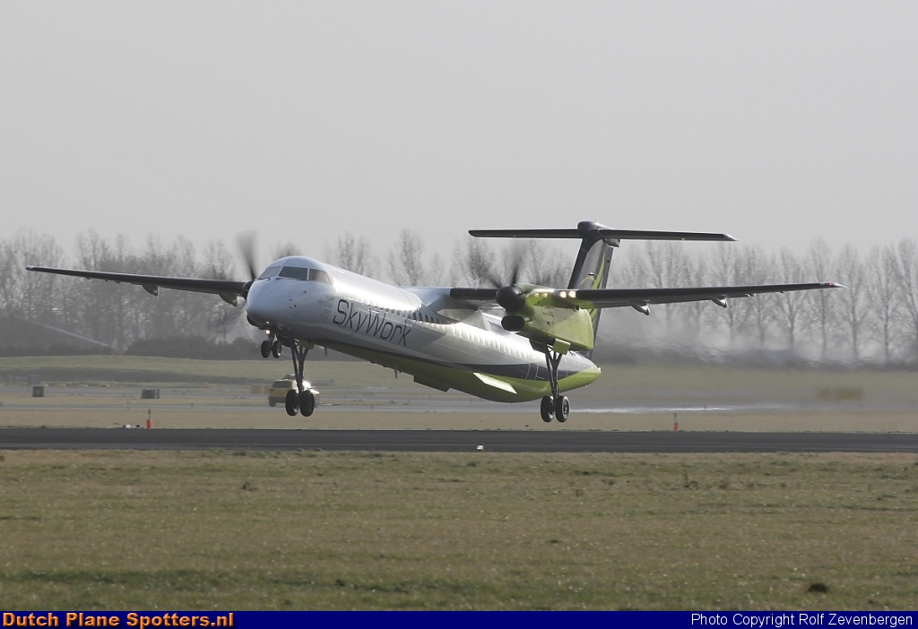 HB-JIK Bombardier Dash 8-Q400 Sky Work Airlines by Rolf Zevenbergen
