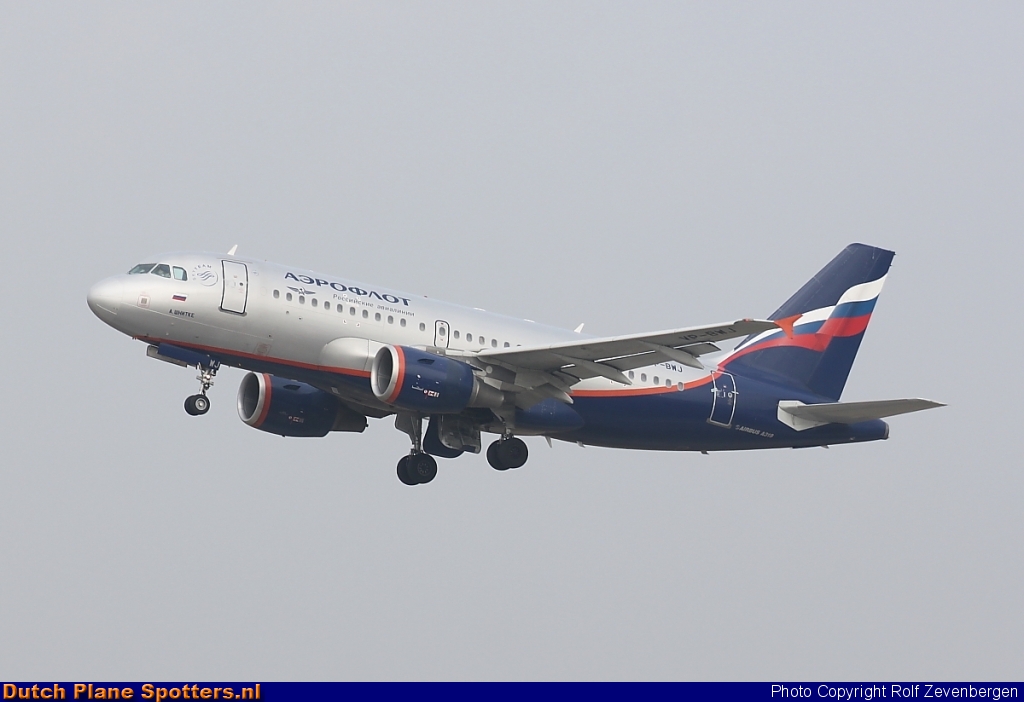 VP-BWJ Airbus A319 Aeroflot - Russian Airlines by Rolf Zevenbergen