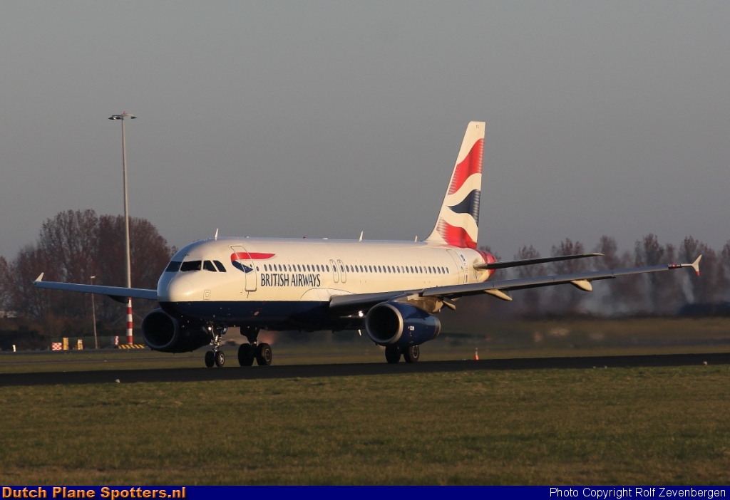 G-EUYD Airbus A320 British Airways by Rolf Zevenbergen