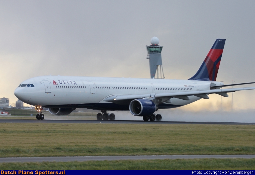 N817NW Airbus A330-300 Delta Airlines by Rolf Zevenbergen