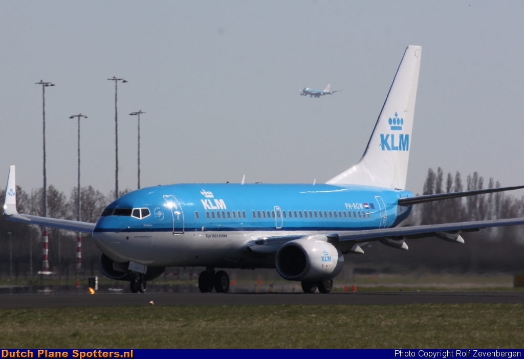 PH-BGW Boeing 737-700 KLM Royal Dutch Airlines by Rolf Zevenbergen