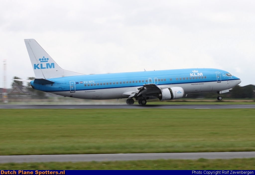 PH-BTG Boeing 737-400 KLM Royal Dutch Airlines by Rolf Zevenbergen