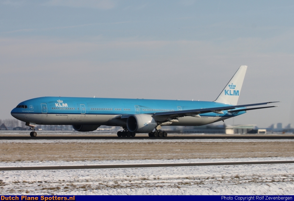 PH-BVC Boeing 777-300 KLM Royal Dutch Airlines by Rolf Zevenbergen