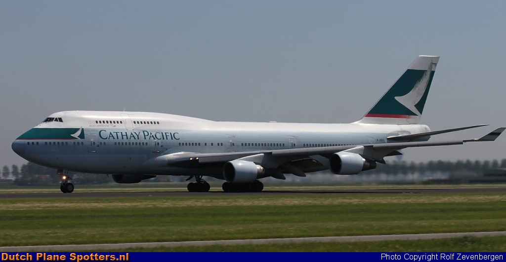 B-HKV Boeing 747-400 Cathay Pacific by Rolf Zevenbergen