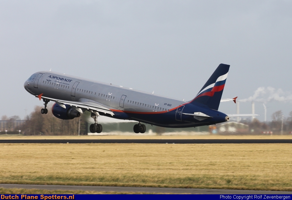VP-BQS Airbus A321 Aeroflot - Russian Airlines by Rolf Zevenbergen