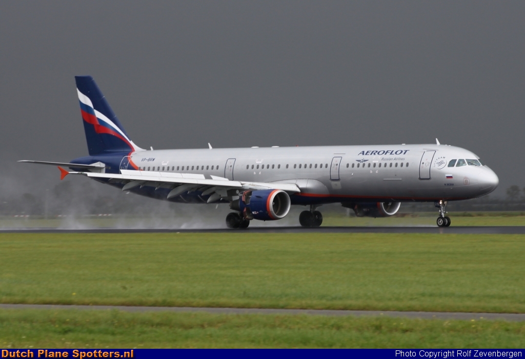 VP-BRW Airbus A321 Aeroflot - Russian Airlines by Rolf Zevenbergen