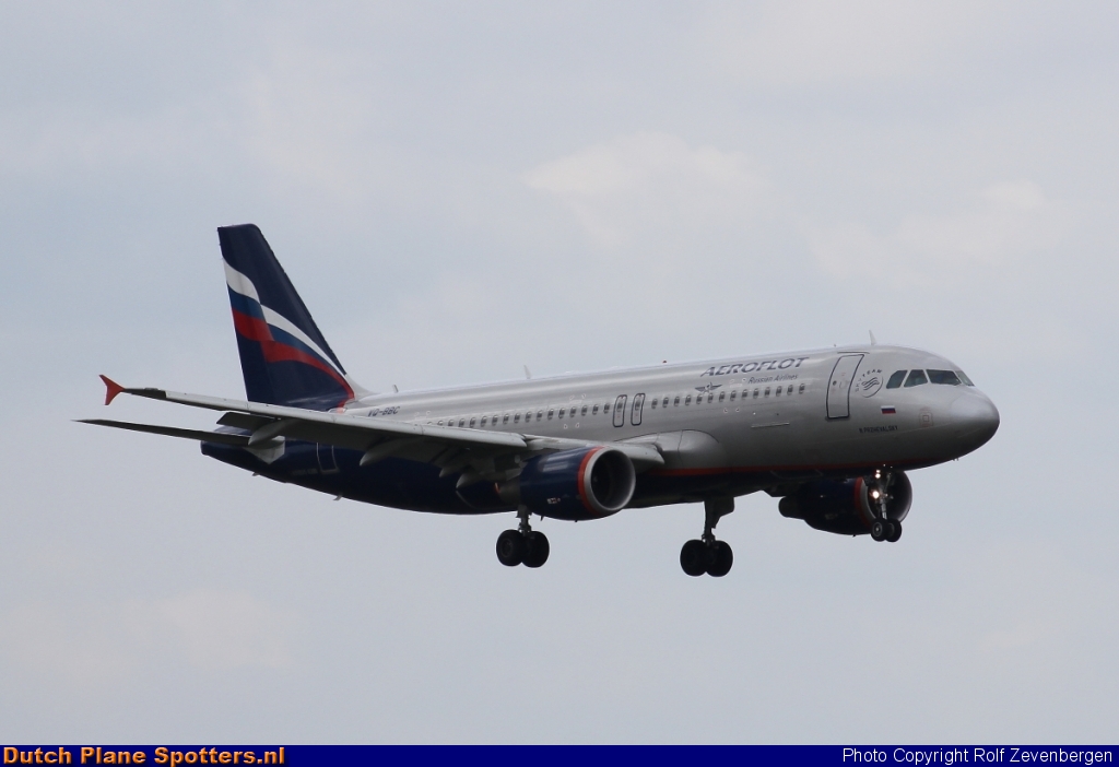 VQ-BBC Airbus A320 Aeroflot - Russian Airlines by Rolf Zevenbergen