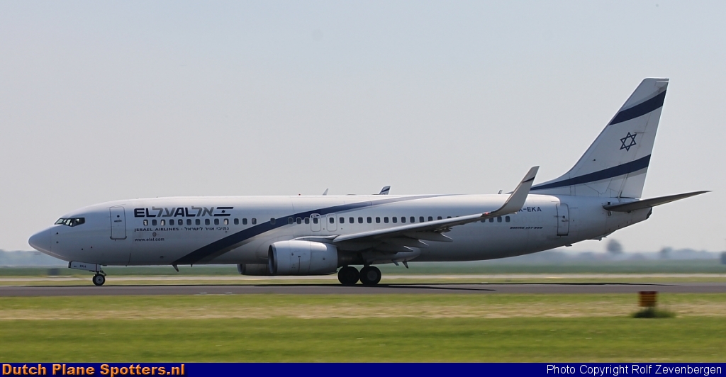 4X-EKA Boeing 737-800 El Al Israel Airlines by Rolf Zevenbergen