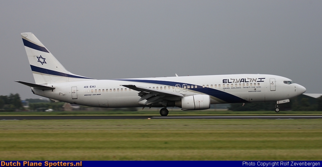 4X-EKI Boeing 737-800 El Al Israel Airlines by Rolf Zevenbergen