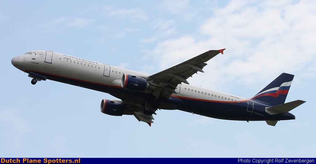 VQ-BEA Airbus A321 Aeroflot - Russian Airlines by Rolf Zevenbergen