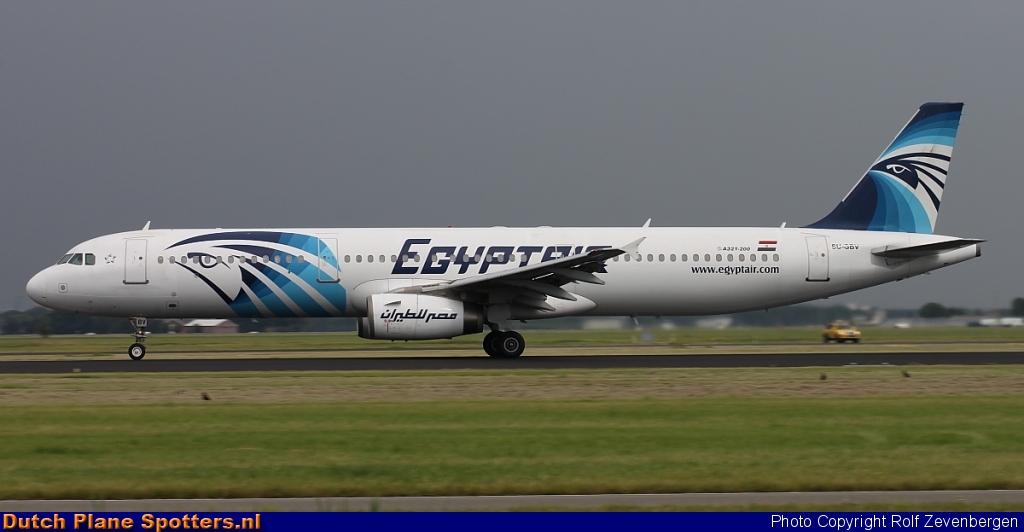 SU-GBV Airbus A321 Egypt Air by Rolf Zevenbergen