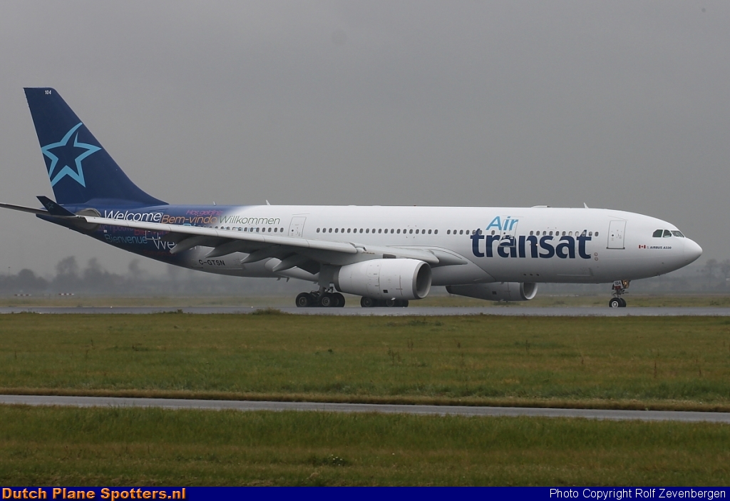 C-GTSN Airbus A330-200 Air Transat by Rolf Zevenbergen