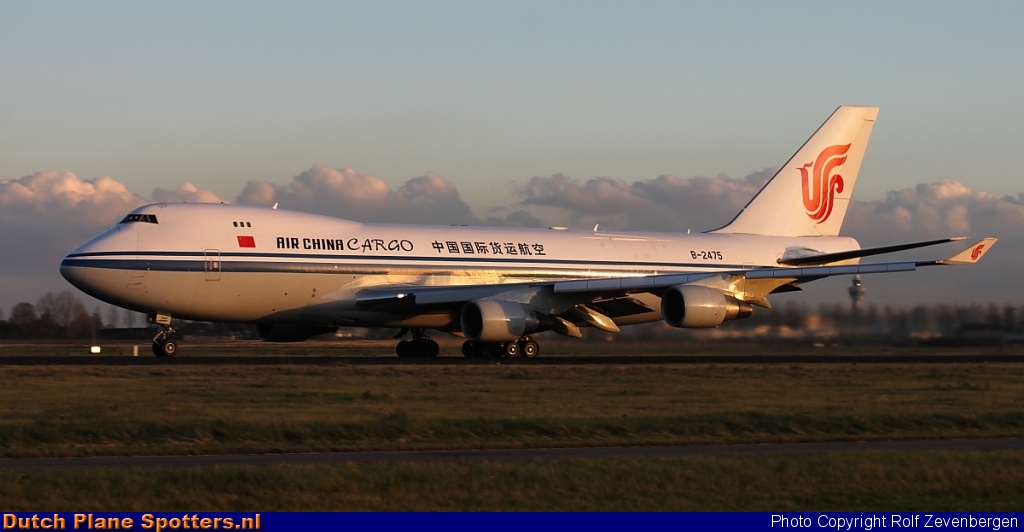 B-2475 Boeing 747-400 Air China Cargo by Rolf Zevenbergen