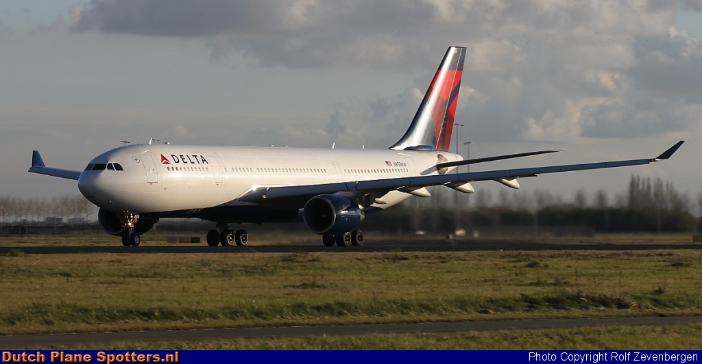 N853NW Airbus A330-200 Delta Airlines by Rolf Zevenbergen