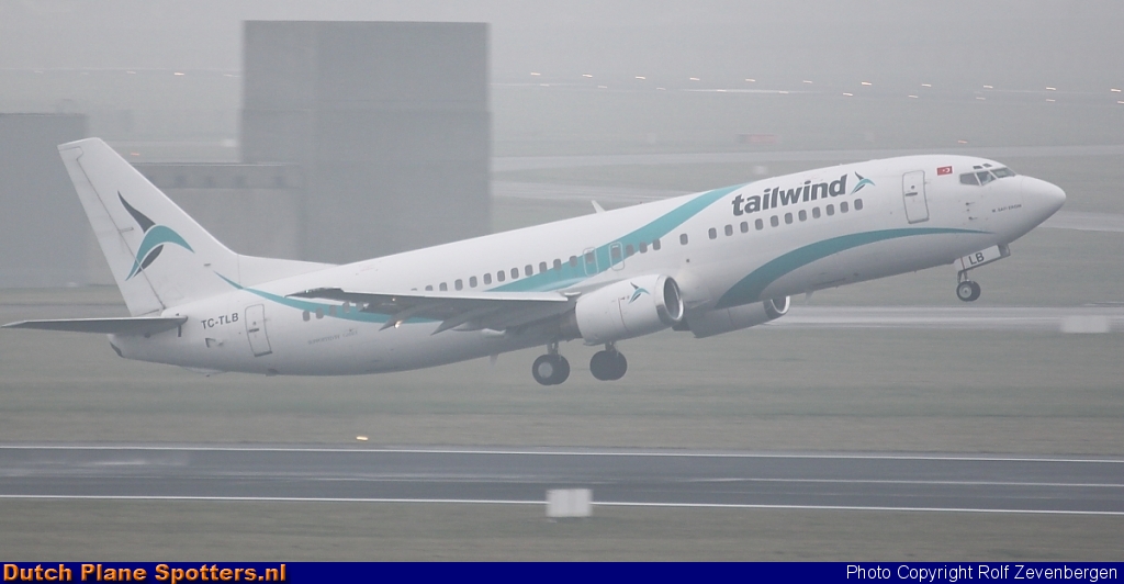 TC-TLB Boeing 737-400 Tailwind Airlines by Rolf Zevenbergen